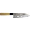 Kuchyňský nůž SEKIRYU Santoku s dírkami 17 cm