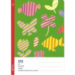 OPTYS Sešit A5 linkovaný s pomocnou linkou 512 – Zboží Dáma