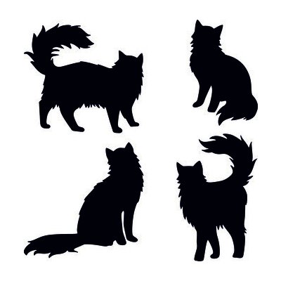 Artemiss Kočky plastová šablona 352 D 29x29cm – Sleviste.cz