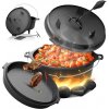 Outdoorový kotlík Broil-master® Litinový kotlík s nožičkami, 13 L, černý