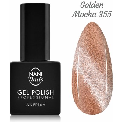 NANI Cat Eye gel lak Golden Mocha 6 ml – Zboží Dáma