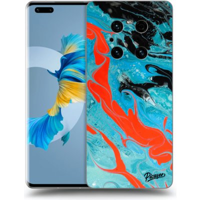 Pouzdro Picasee silikonové Huawei Mate 40 Pro - Blue Magma černé – Hledejceny.cz