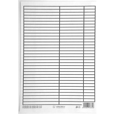 Auttep Podložka do sešitů A4 Auttep PVC linka / linka 67257 – Zboží Dáma