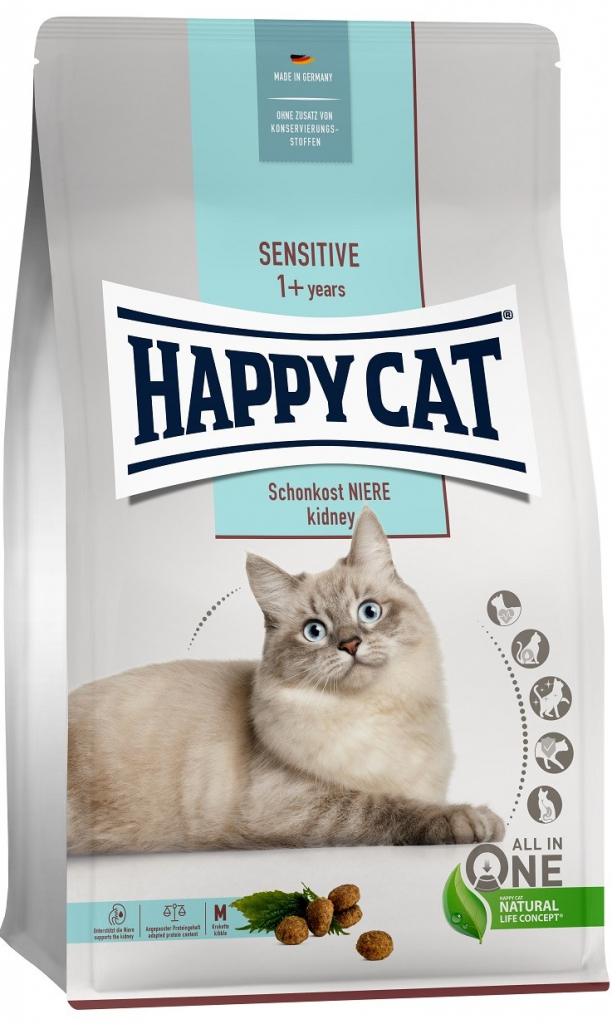 Happy Cat Sensitive Schonkost Niere dieta pro ledviny 0,3 kg