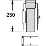 Vaillant trubka odkouření koaxiální s revizním otvorem 80/125 x 250 mm 303218 – Zboží Dáma