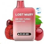 Elf Bar Lost Mary BM1000 Turbo Cherry Ice 20 mg 1000 potáhnutí – Zboží Dáma