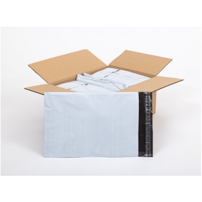 Plastová obálka 240x325 mm | C4, bílá - paleta 45000 ks – Zboží Živě