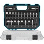 MAKITA D-74778 Sada fréz po zanořovací a jednoruční frézky 8 mm, 22 ks, v plastovém kufru – Hledejceny.cz