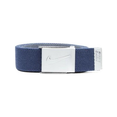 Nike Golfový pásek Reversible Stretch Web Pánské Navy/Šedá – Zboží Mobilmania