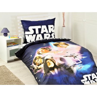 Jerry Fabrics bavlna povlečení Star Wars 01 140x200 70x90 od 695 Kč -  Heureka.cz