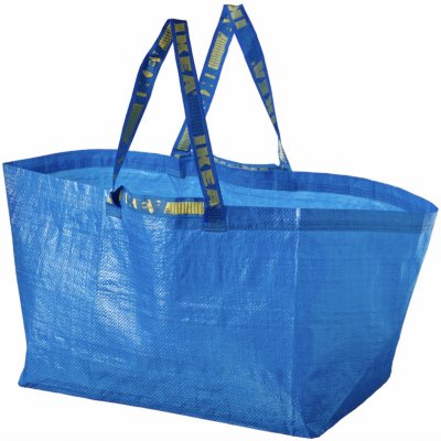 Ikea Nákupní taška Frakta velká modrá 55x37x35 cm 71 l – Zboží Mobilmania