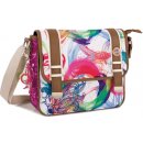 crossbody textilní kabelka Lois stuhy