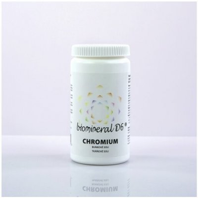 Biomineral CHROMIUM 180 tablet/90 g tkáňová sůl – Hledejceny.cz