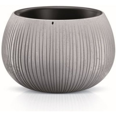 Prosperplast obal na květináč s vkladem Bowl šedý varianta 14,4 cm