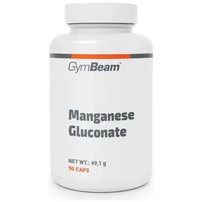 GymBeam Mangan glukonát 90 kapslí – Hledejceny.cz