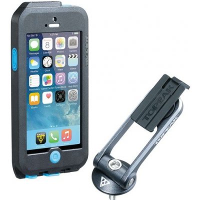 Pouzdro TOPEAK Weatherproof RideCase iPhone 5 + SE černé/modré – Zboží Mobilmania