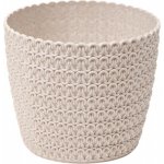 Lamela květináč MAGNOLIA JERSEY 220 bílý – Zboží Dáma