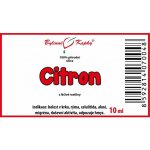 Bylinné kapky Citron 100 % přírodní silice esenciální éterický olej 10 ml – Hledejceny.cz