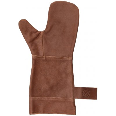 Kožená grilovací ochranná rukavice Hide & stitches barbecue - hnědá – Zboží Mobilmania