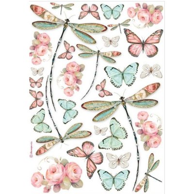 Stamperia Rýžový papír Vážky – Hledejceny.cz