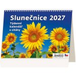 Stolní Slunečnice plánovací týdenní 2027 – Zboží Mobilmania