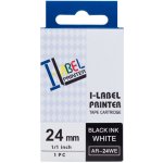 PRINTLINE kompatibilní páska s Casio, XR-24WE1, 24mm, 8m, černý tisk/bílý podklad PLTC22, XR24WE1 – Hledejceny.cz
