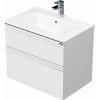Koupelnový nábytek Intedoor Brave skříňka s umyvadlem BR 70 2Z Barva: A0016 Bílá Lesk