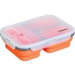 Klausberg obědový box 1100ml oranžová silikon – Sleviste.cz
