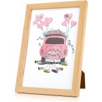 Fotorámeček na peníze - Novomanželé – Zboží Dáma