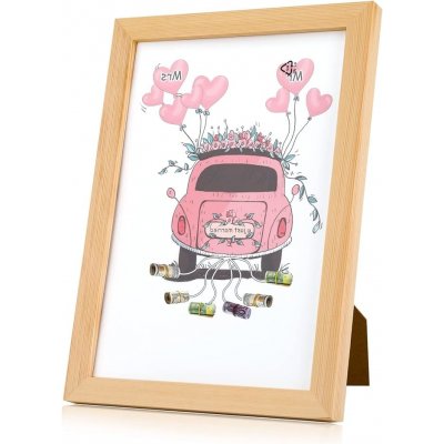 Fotorámeček na peníze - Novomanželé – Zboží Dáma