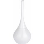 Wenko Uzavíratelný zásobník na WC FLAKON WHITE + štětka WC – Zboží Mobilmania