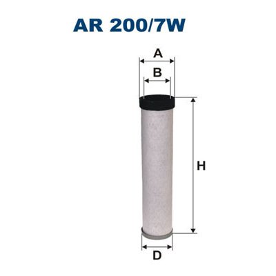 Filtr - sekundární vzduch FILTRON AR 200/7W – Hledejceny.cz