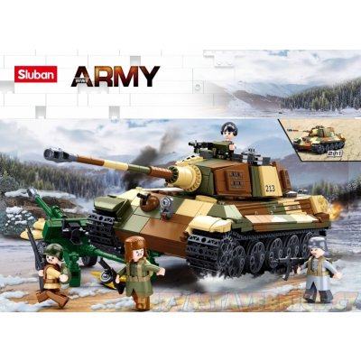 Sluban B0980 Německý těžký tank King Tiger 2v1 – Sleviste.cz