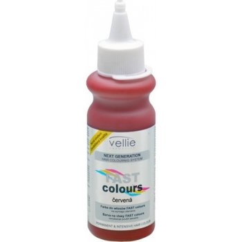 Vellie Fast Colours gelová barva na vlasy červená 80 ml