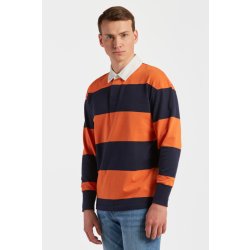 Gant polokošile BLOCK STRIPE RUGGER oranžová