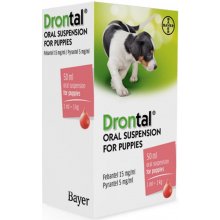 Drontal Dog Junior perorální suspenze pro psy 50 ml