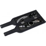 Dárková sada na víno 5 dílná ve tvaru láhve – Zboží Dáma