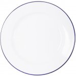 Talíř Bo-Camp Dinner plate enamel Barva: bílá/modrá – Zboží Dáma