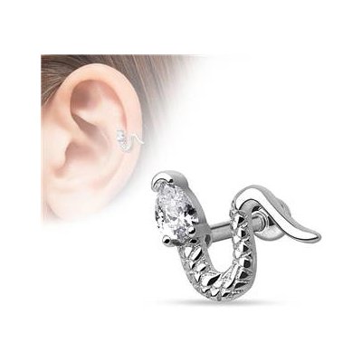 Šperky4U Cartilage piercing do ucha had CP1074 – Zboží Mobilmania