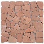 Divero Garth 636 Mramorová mozaika 29 x 29 cm červená terakota 1m²