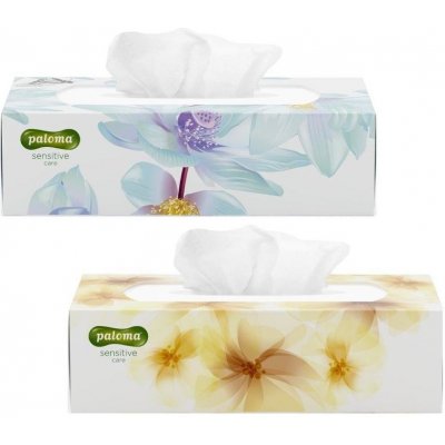 Paloma papírové kapesníčky bílé 3 -vrstvé 80 ks – Sleviste.cz