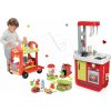 Dětská kuchyňka Smoby set kuchyňka Cherry Special a Écoiffier vaflovač s mixérem 310810-15