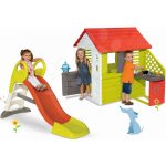 Smoby 810706 domček Pretty Máša a medveď so zasúvacou okenicou a mriežkovaným oknom UV Filter 127 výška*111*98 cm – Sleviste.cz