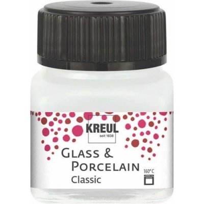 Kreul Barva na sklo a porcelán classic 20 ml KRÉMOVÁ BÍLÁ – Zboží Dáma