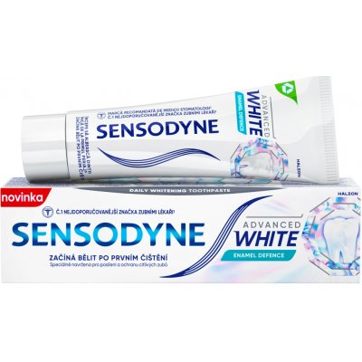Sensodyne Advanced White Enamel Defence 75 ml – Hledejceny.cz