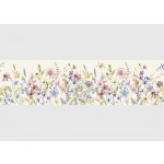 AG Design WB-8457 Samolepící bordura Divoká Akvarelová Flóra, rozměry 5 m x 13,8 cm – Zboží Dáma