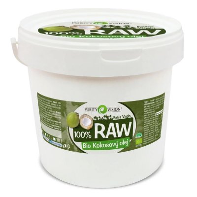 Purity Vision Raw Kokosový olej Bio 10 l – Sleviste.cz