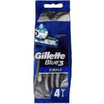 Gillette Blue3 Simple 4 ks – Sleviste.cz