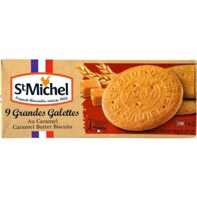 St Michel 9 Grandes Galettes Sušenky s karamelovým máslem 150 g – Zboží Mobilmania