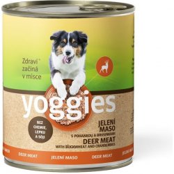 Yoggies jelení s pohankou a brusinkami 400 g